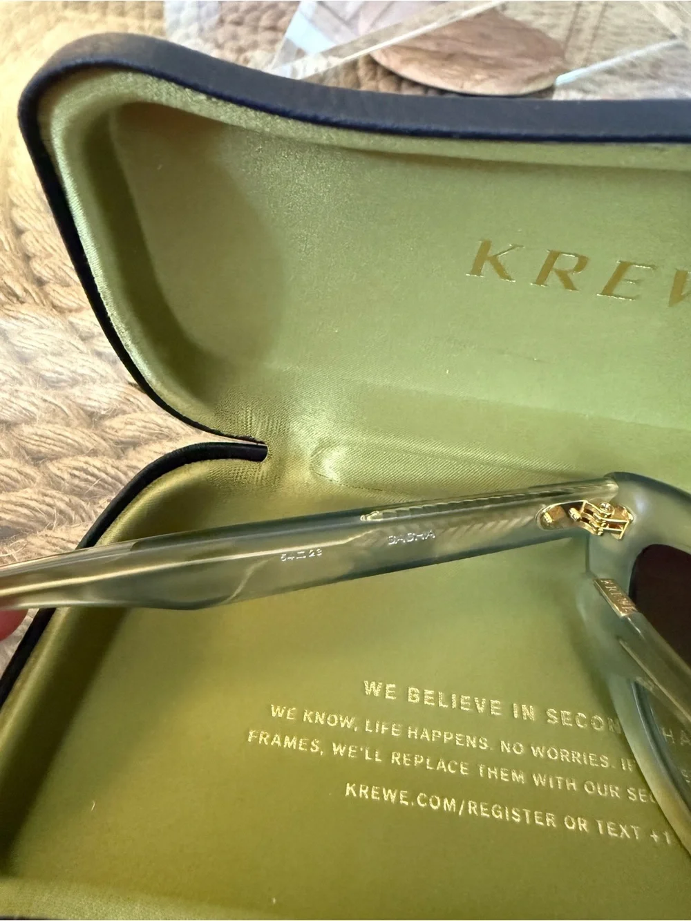 KREWE Sasha sunglasses green